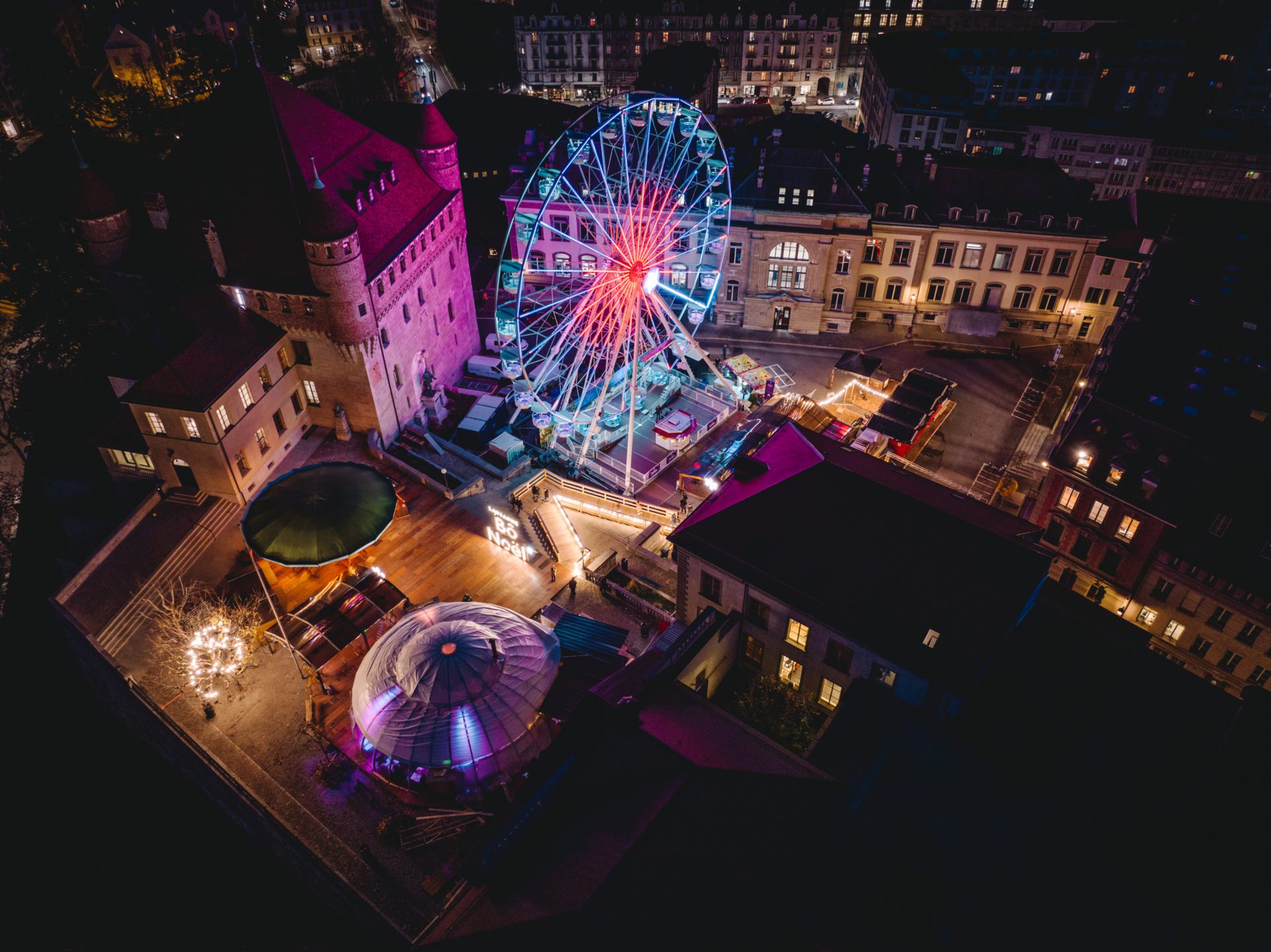 Bô Noël Les marchés de Noël de Lausanne